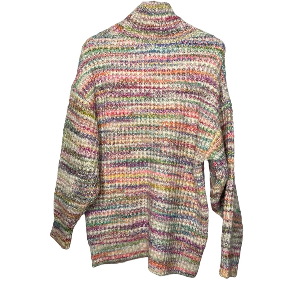 Topshop Space Dye Chunky Turtleneck Sweater - Picture 3 of 6